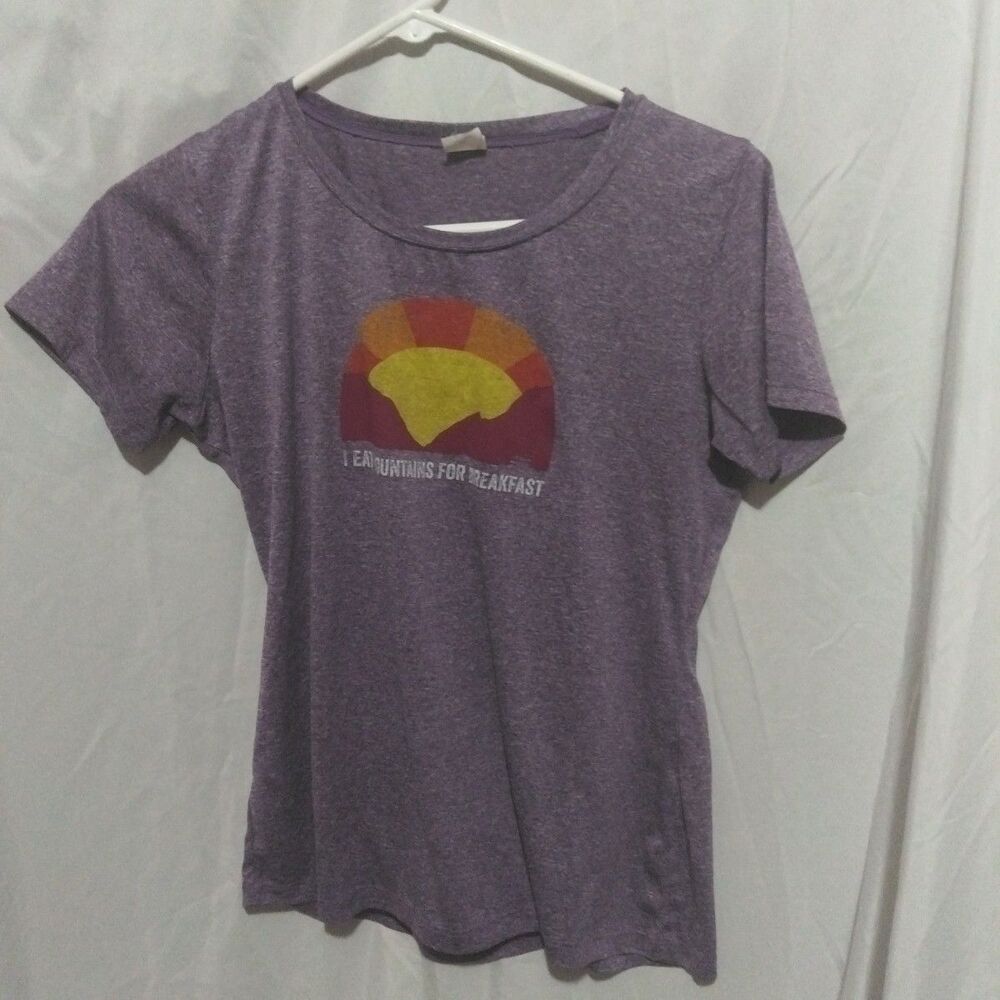 Sport Tek Women Tee Shirt With Sun xs